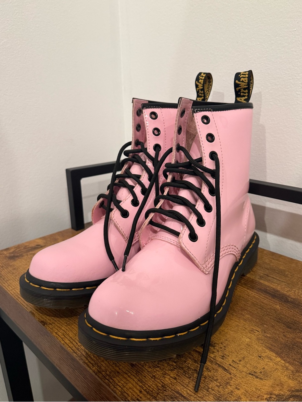 Doc Martens Size 8 Women’s Pink Combat Boots